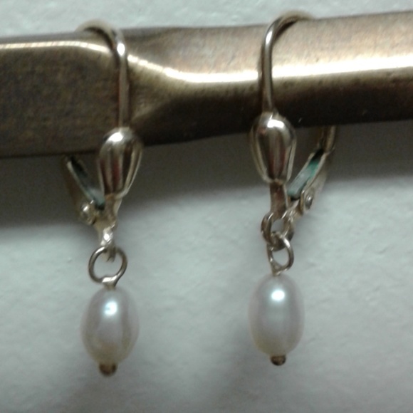 none Jewelry - 14k gold pearl drop earring